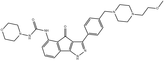 RGB-286638 (free base) Structure