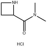 N,N-디메틸-2-아제티딘카르복사미드HCl 구조식 이미지