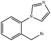 1-(2-(BroMoMethyl)phenyl)-1H-iMidazole Structure