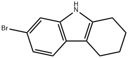 2-broMo-6,7,8,9-테트라하이드로-5H-카바졸 구조식 이미지