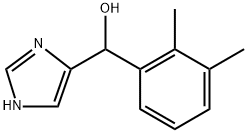 (2,3-디메틸페닐)(1H-이미다졸-4-일)메탄올 구조식 이미지