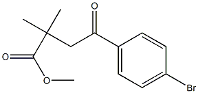 Methyl 4-(4-broMophenyl)-2,2-diMethyl-4-oxobutanoate Structure