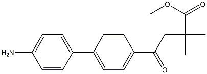 Methyl 4-(4'-aMino-1,1'-biphenyl-4-yl)-2,2-diMethyl-4-oxobutanoate 구조식 이미지