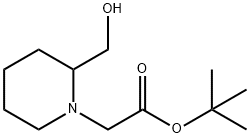 (2-하이드록시메틸-피페리딘-1-일)-아세트산tert-부틸에스테르 구조식 이미지