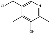 5-(클로로메틸)-2,4-디메틸-3-피리디놀 구조식 이미지