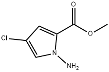 Methyl 1-aMino-4-chloro-1H-pyrrole-2-carboxylate Structure