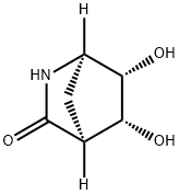 (1R,4S,5R,6S)-5,6-dihydroxy-2-azabicyclo[2.2.1]heptan-3-one 구조식 이미지