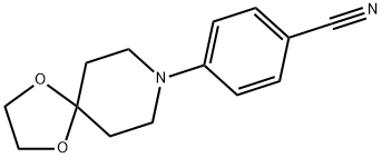 4-(1,4-dioxa-8-azaspiro[4.5]decan-8-yl)benzonitrile Structure