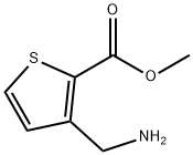 메틸3-(aMinoMethyl)티오펜-2-카르복실레이트hcl 구조식 이미지