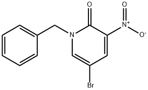 1-Benzyl-5-broMo-3-nitro-1H-pyridin-2-one 구조식 이미지