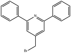 4-(브로모메틸)-2,6-디페닐피리딘 구조식 이미지