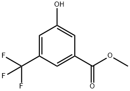 Methyl 3-hydroxy-5-(trifluoroMethyl)benzoate 구조식 이미지