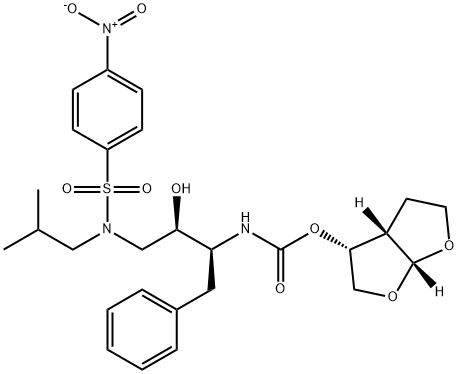 799241-76-2 N-[(1S,2R)-2-Hydroxy-3-[(2-Methylpropyl)[(4-nitrophenyl)sulfonyl]aMino]-1-(phenylMethyl)propyl]carbaMic Acid (3R,3aS,6aR)-Hexahydrofuro[2,3-b]furan-3-yl Ester