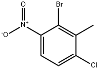 2-BroMo-4-chloro-3-Methyl-1-nitrobenzene Structure