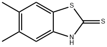 2(3H)-Benzothiazolethione,5,6-dimethyl-(9CI) 구조식 이미지