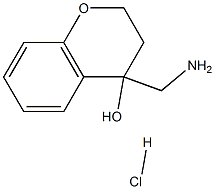 4-(AMinoMethyl)chroMan-4-ol hydrochloride 구조식 이미지