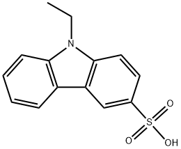 9-ethyl-9H-carbazole-3-sulfonic acid Structure