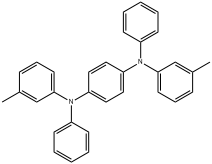 N1,N4-diphenyl-N1,N4-dim-tolylbenzene-1,4-diamine 구조식 이미지