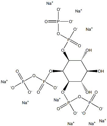 Myo-Inositol, cyclic 1,2:3,4:5,6-tris(P,P'-dihydrogen diphosphate) 구조식 이미지