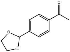 1-(4-(1,3-Dioxolan-2-yl)phenyl)ethanone Structure