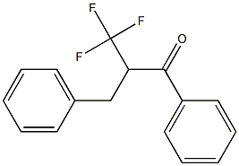 2-Benzyl-3,3,3-trifluoro-1-phenylpropan-1-one Structure