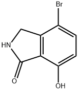 4-BroMo-7-hydroxyisoindolin-1-one Structure