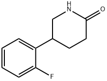 5-(2-플루오로페닐)-2-피페리돈 구조식 이미지