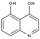 Quinoline-4,5-diol 구조식 이미지