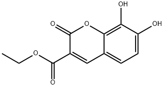 Ethyl 7,8-dihydroxy-2-oxo-2H-chroMene-3-carboxylate Structure