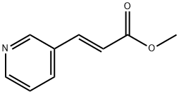 (E)-Methyl 3-(pyridin-3-yl)acrylate 구조식 이미지