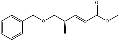 (R,E)-Methyl 5-(benzyloxy)-4-Methylpent-2-enoate Structure