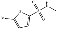 5-BroMo-티오펜-2-술폰산M에틸라미드 구조식 이미지