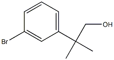 2-(3-브로모페닐)-2-메틸프로판-1-올 구조식 이미지