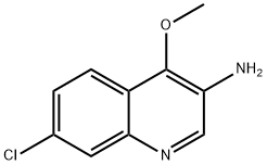 7-클로로-4-메톡시퀴놀린-3-aMine 구조식 이미지