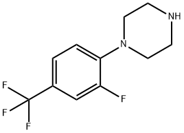 1-(2-Fluoro-4-trifluoroMethyl-phenyl)-piperazine Structure