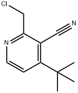 4-(tert-부틸)-2-(클로로메틸)니코티노니트릴 구조식 이미지