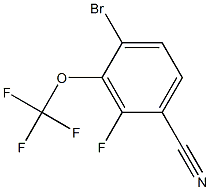 4-broMo-2-fluoro-3-(trifluoroMethoxy)benzonitrile Structure