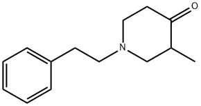 3-Methyl-1-phenethyl-4-piperidinone Structure