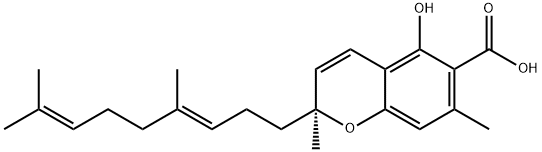 Daurichromenic acid 구조식 이미지