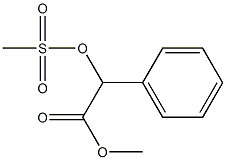Methyl 2-(Methylsulfonyloxy)-2-phenylacetate 구조식 이미지