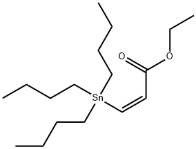 Ethyl cis-3-tributylstannyl-2-propenoate 구조식 이미지