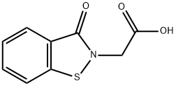 2-(3-oxobenzo[d]isothiazol-2(3H)-yl)acetic acid Structure