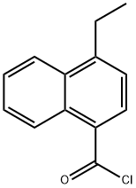 1-Naphthalenecarbonyl chloride, 4-ethyl- Structure