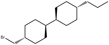 1'1-Bicyclohexyl,4-(broMoMethyl)-4'-propyl-,[trans(trans)]- Structure