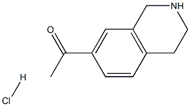 1-(1,2,3,4-Tetrahydroisoquinolin-7-yl)ethanone hydrochloride Structure