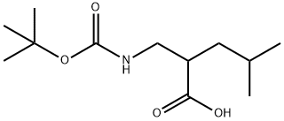 (R,S)-2-Isobutyl-3-(boc-aMino)propanoic acid Structure