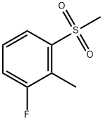 2-Fluoro-6-(Methylsulfonyl)toluene Structure