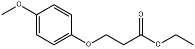 ethyl 3-(4-Methoxyphenoxy)propanoate 구조식 이미지