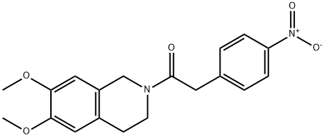 N-(4-[2-(3,4-dihydro-1H-isoquinolin-2-yl)ethyl]phenyl)-2-nitrobenzaMide 구조식 이미지