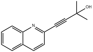 2-Methyl-4-(quinolin-2-yl)but-3-yn-2-ol 구조식 이미지